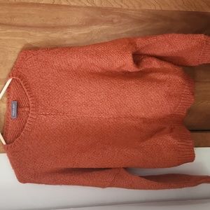 WOODENSHIPS,SWEATER,BURN ORANGE,MEDIUM